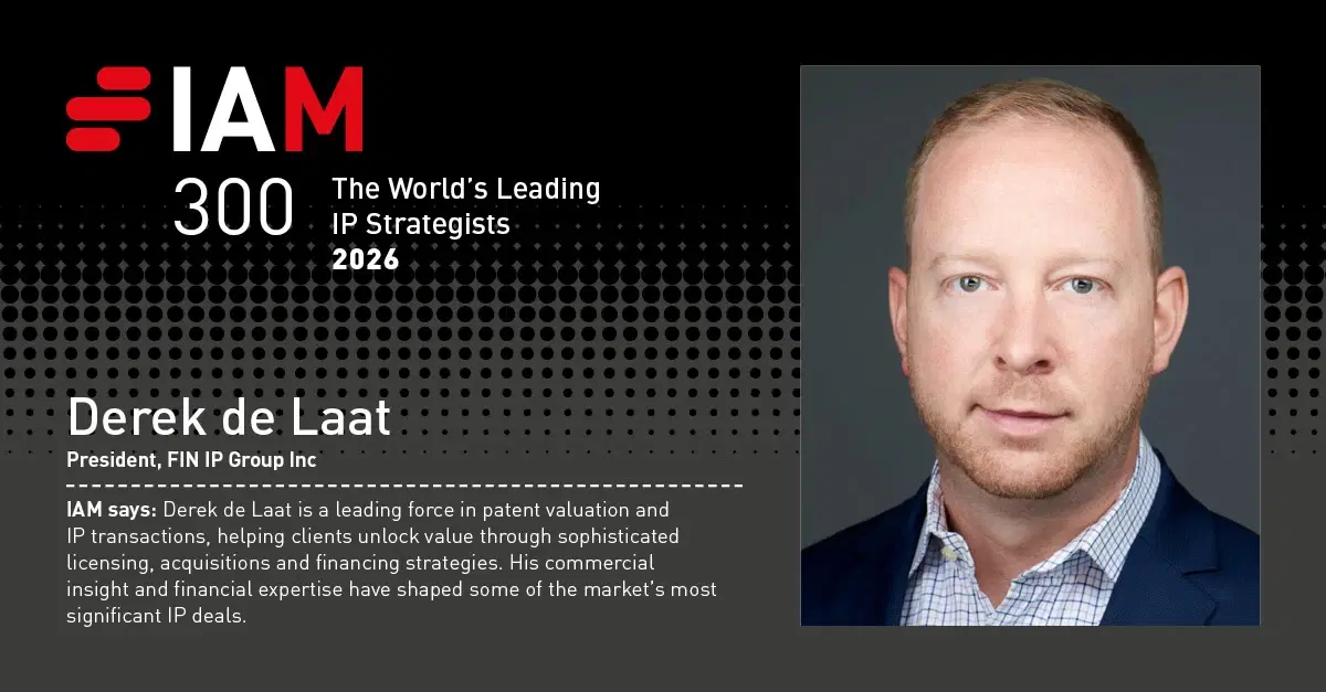 Derek de Laat Recognized in the IAM Strategy 300 (2026)