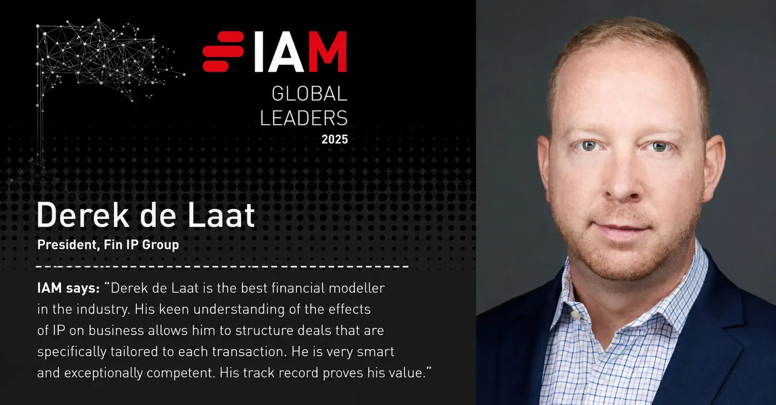 Derek de Laat IAM Global Leaders 2025
