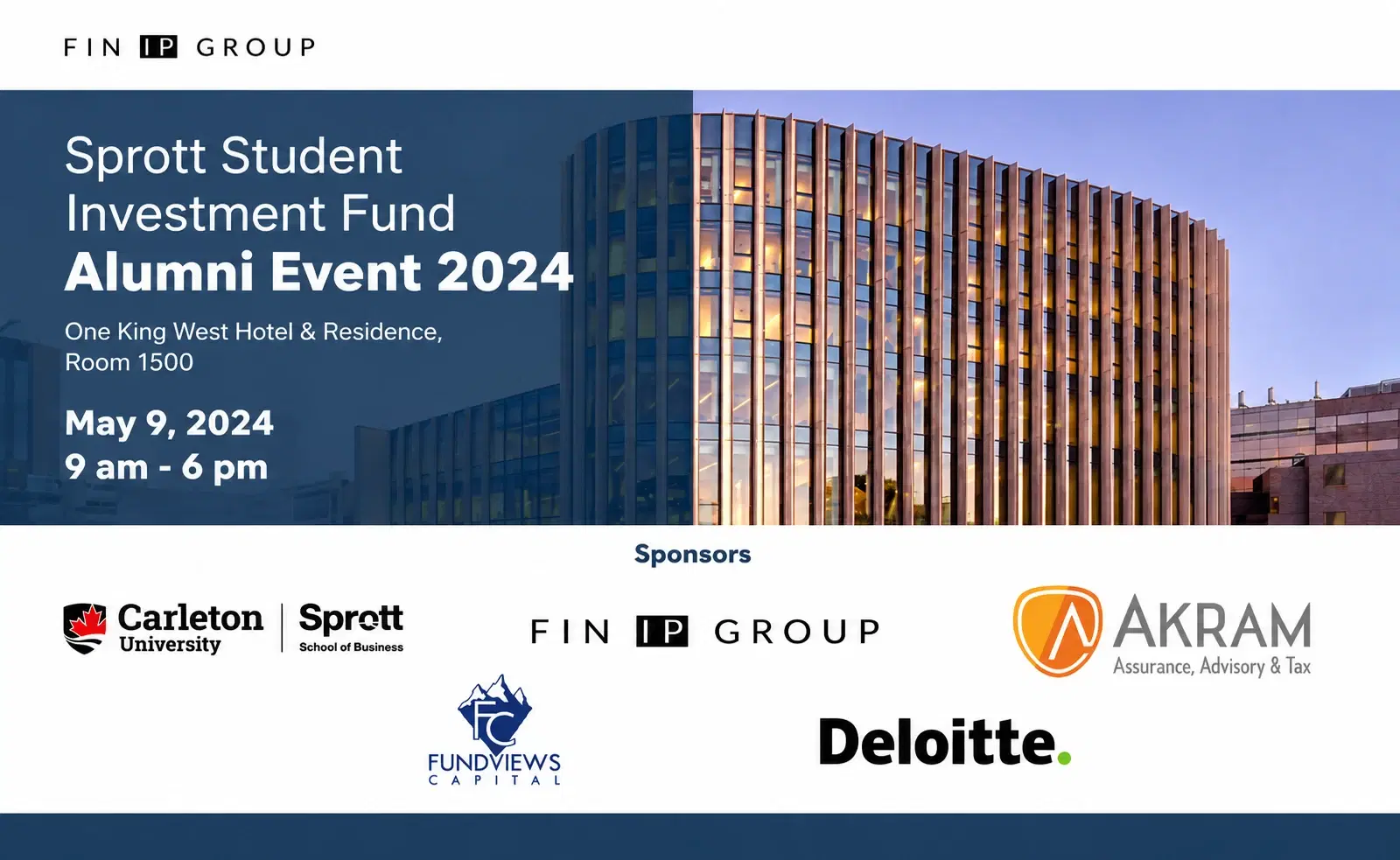 Sprott Student Investment Fund Alumni Event 2024