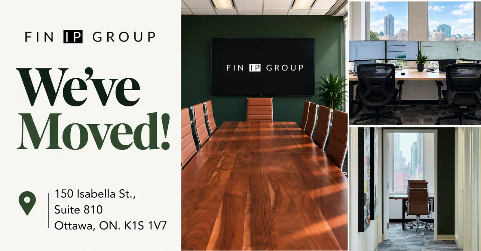 Same Team, New Space: FIN IP Group Has Moved