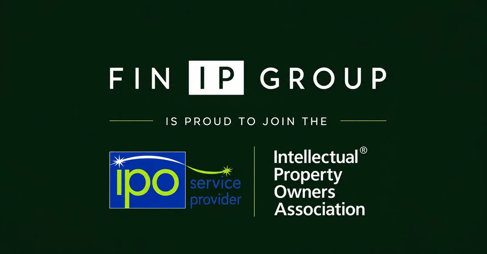 FIN IP Group Becomes a Member of the Intellectual Property Owners (IPO) Association